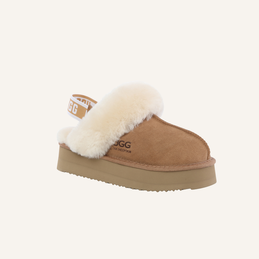Vana Fur Banding Slipper
