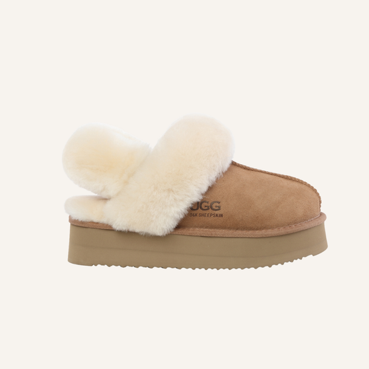 Vana Fur Banding Slipper